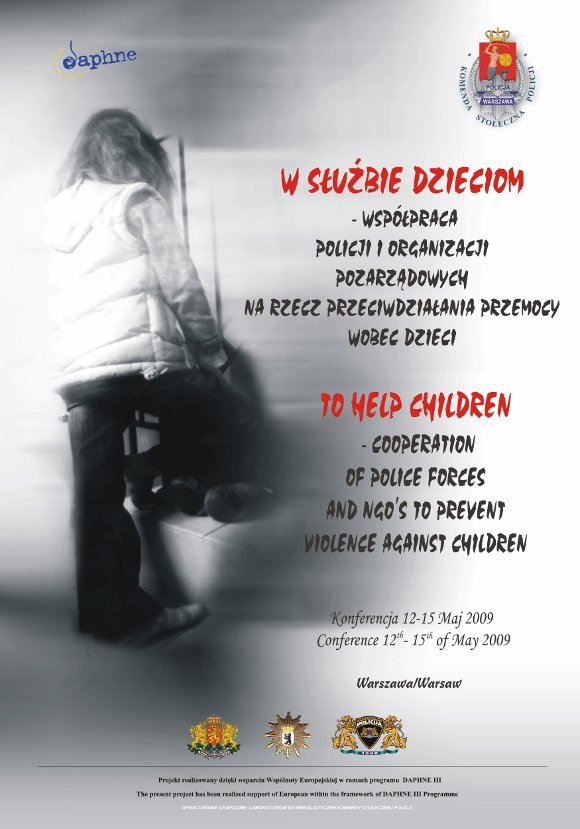 Projekt "W służbie dzieciom" - plakat