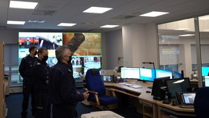 Symboliczne otwarcie zmodernizowanego Stołecznego Stanowiska Kierowania