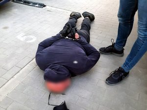 Zatrzymany mężczyzna