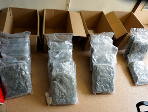 Zabezpieczone narkotyki przez policjantów