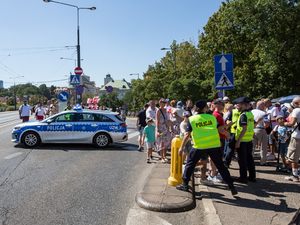 Policyjne zabezpieczenie obchodów święta Wojska Polskiego