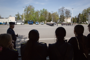 Spotkanie mundurowych z uczniami klas mundurowych o profilu: „służba policyjna”