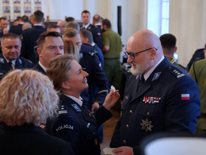 Spotkanie Wigilijne i Betlejemskie Światło Pokoju w Komendzie Stołecznej Policji