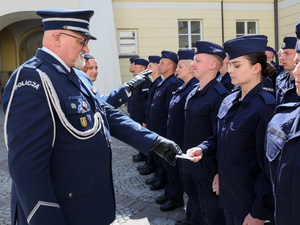 Nowo przyjęci policjanci złożyli ślubowanie