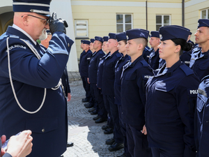 Nowo przyjęci policjanci złożyli ślubowanie