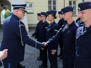 Nowo przyjęci policjanci złożyli ślubowanie