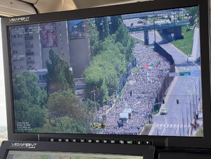 Policyjne zabezpieczenie Finału Pucharu Polski - wideorelacja