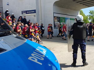 Policyjne zabezpieczenie Finału Pucharu Polski - wideorelacja