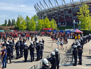 Policyjne zabezpieczenie Finału Pucharu Polski - wideorelacja