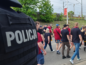 Policyjne zabezpieczenie Finału Pucharu Polski - wideorelacja