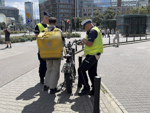 Stołeczni policjanci przeprowadzili kontrole jednośladów z napędem elektrycznym
