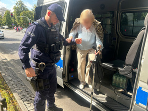 Stołeczni policjanci pospieszyli z pomocą