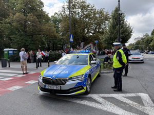 Policyjne zabezpieczenie uroczystości zaprzysiężenia Prezydenta Rzeczpospolitej Polskiej - wideorelacja