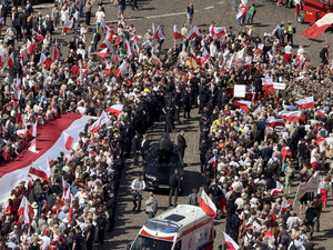 Policyjne zabezpieczenie uroczystości zaprzysiężenia Prezydenta Rzeczpospolitej Polskiej - wideorelacja