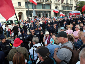 Policyjne zabezpieczenie uroczystości zaprzysiężenia Prezydenta Rzeczpospolitej Polskiej - wideorelacja