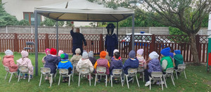 Policyjny Borsuk w przedszkolu