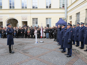 Ślubowanie nowo przyjętych policjantów