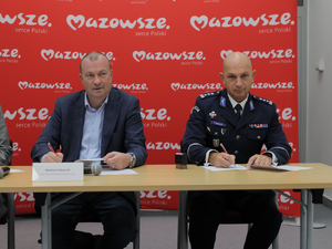 Porozumienie pomiędzy Urzędem Marszałkowskim Województwa Mazowieckiego a Komendą Stołeczną Policji