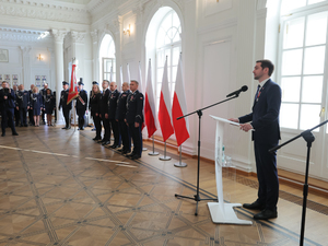 Uroczysta zbiórka z okazji Narodowego Święta Niepodległości