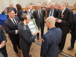 Medale i wyróżnienia z okazji Jubileuszu 35-lecia NSZZ Policjantów