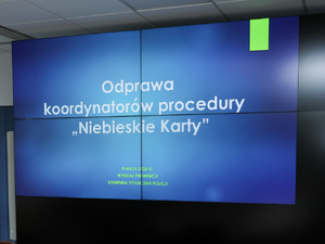 Odprawa koordynatorów procedury „Niebieskie Karty” garnizonu stołecznego Policji. Działania na rzecz skutecznego przeciwdziałania przemocy domowej