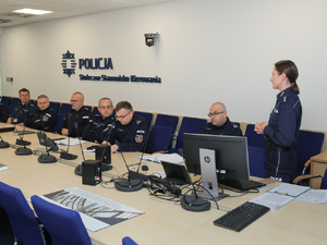 Odprawa koordynatorów procedury „Niebieskie Karty” garnizonu stołecznego Policji. Działania na rzecz skutecznego przeciwdziałania przemocy domowej