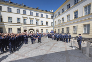 Ślubowanie nowo przyjętych policjantów