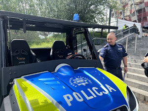 STOISKO PROMOCYJNE KOMENDY STOŁECZNEJ POLICJI NA 29. PIKNIKU NAUKOWYM NA PGE NARODOWYM