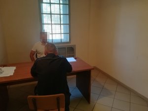 Zatrzymany w trakcie przesłuchania