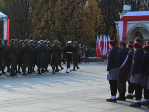 Obchody Narodowego Święta Niepodległości w Warszawie 11.11.2019 rok, uroczystości na Placu Piłsudskiego