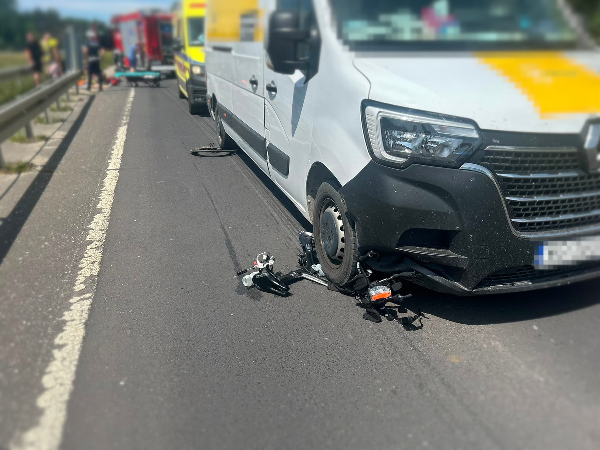 Groźne potrącenie rowerzysty w Otwocku. Apelujemy o rozwagę na drogach!