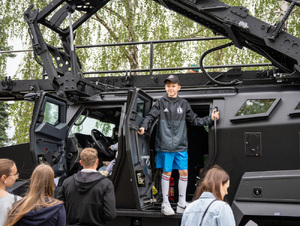Dzień dziecka w Oddziale Prewencji Policji w Warszawie