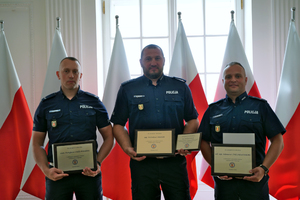 Uroczyste zakończenie wojewódzkich eliminacji konkursu „Policjant Ruchu Drogowego” w Komendzie Stołecznej Policji