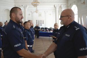Uroczyste zakończenie wojewódzkich eliminacji konkursu „Policjant Ruchu Drogowego” w Komendzie Stołecznej Policji