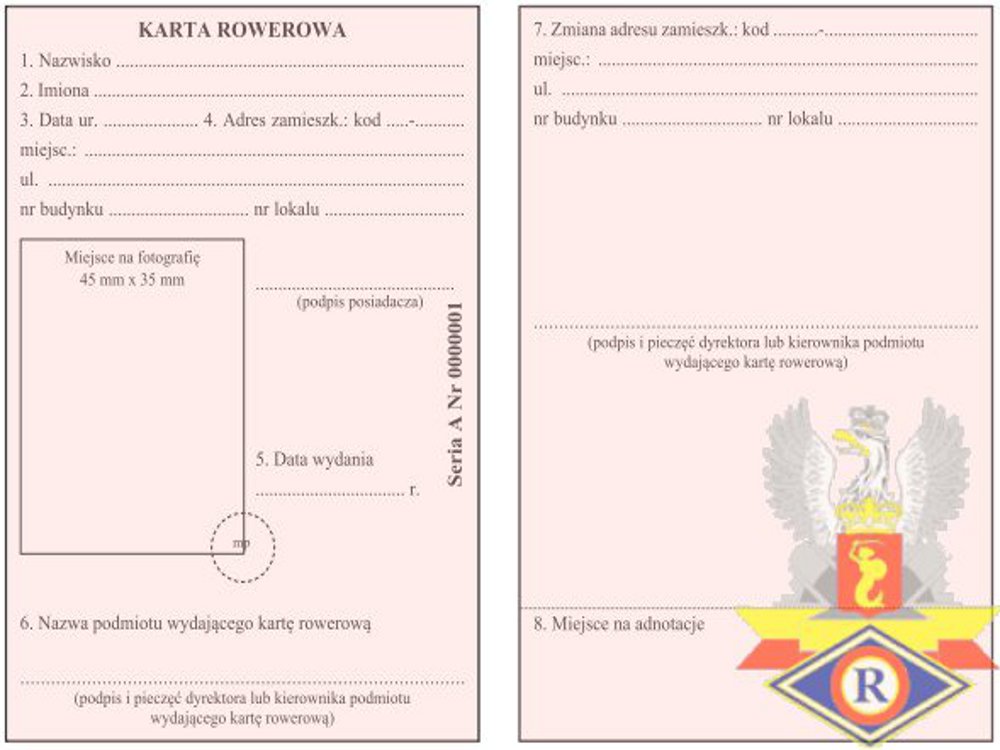 Zasady uzyskiwania karty rowerowej - Aktualności - Wydział Prewencji KSP