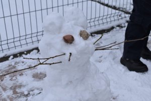 wizyta policjantów w ZSSP w Ostrówka