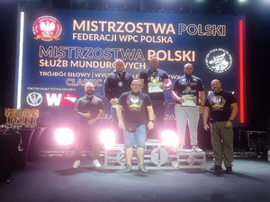 Srebrny medal na Mistrzostwach Polski Służb Mundurowych Federacji WPC Polska