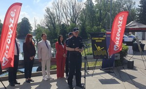Konferencja prasowa - czarne punkty wodne na Mazowszu