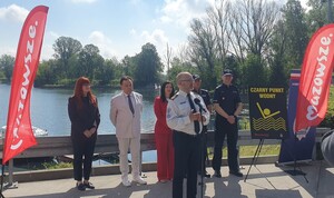 Konferencja prasowa - czarne punkty wodne na Mazowszu