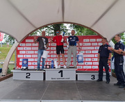 Policjant z Tłuszcza na podium! Mistrzostwa Polski, policjantów w Triathlonie podczas zawodów Energa Susz Triathlon 2025