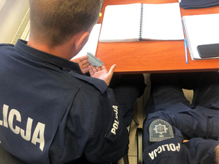 zajęcia praktyczne z technikiem kryminalistyki