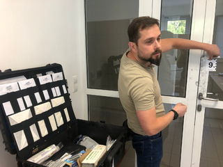 zajęcia praktyczne z technikiem kryminalistyki